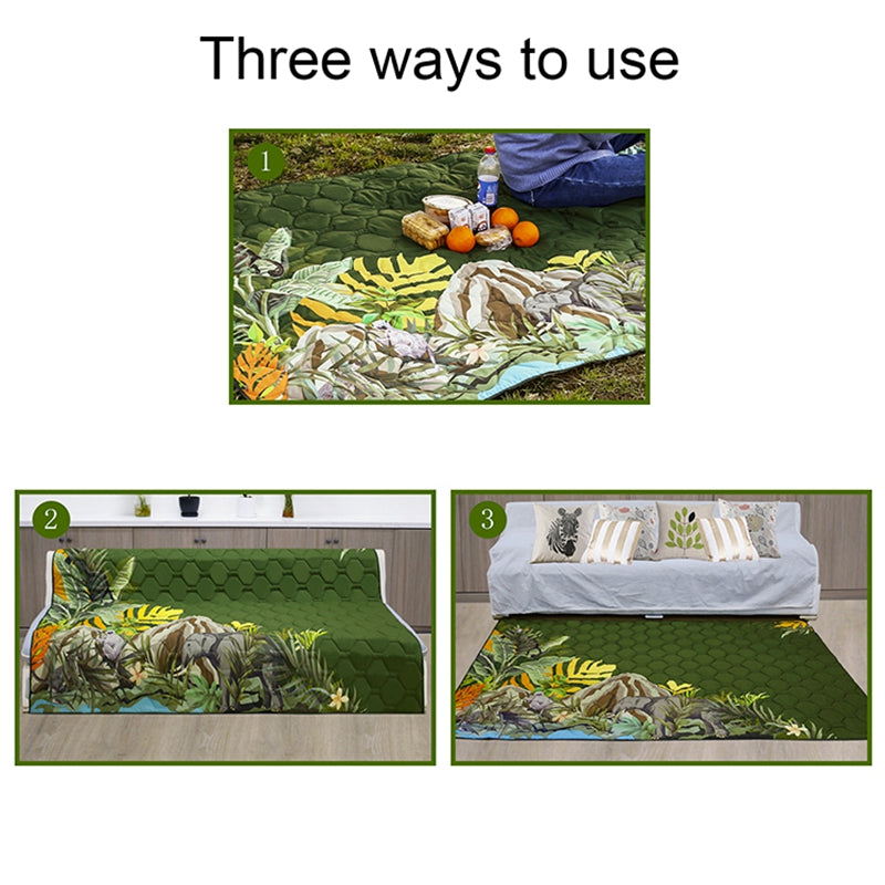 MYDAYS OUTDOOR Polyester Pongee Picnic Mat Folding Camping Blanket 193.5x156.5CM MYDAYS OUTDOOR Polyester Pongee Picnic Mat Folding Camping Blanket 193.5x156.5CM